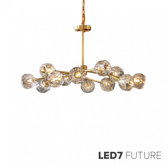 Loft Industry Modern - Boule Chandelier